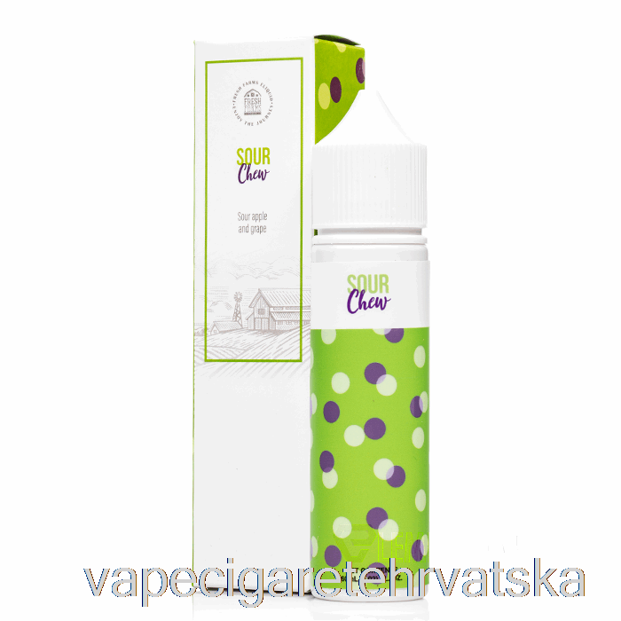 Vape Hrvatska Sour Chew - Fresh Farms - 60ml 0mg